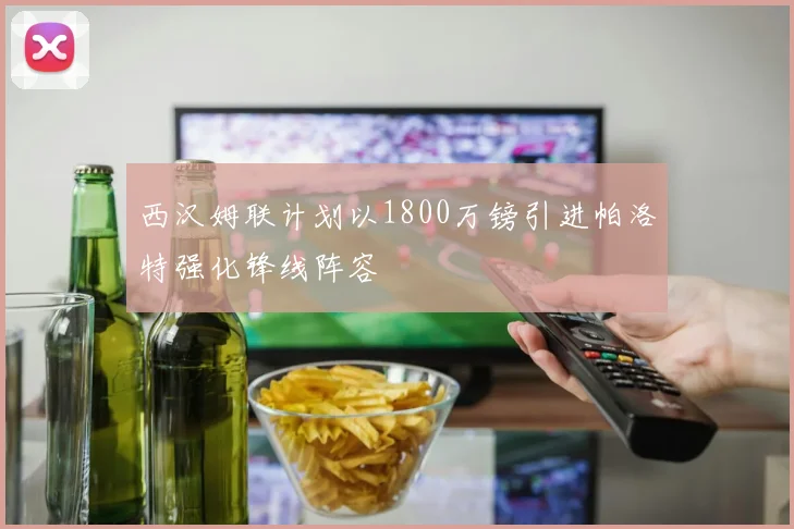 西汉姆联计划以1800万镑引进帕洛特强化锋线阵容