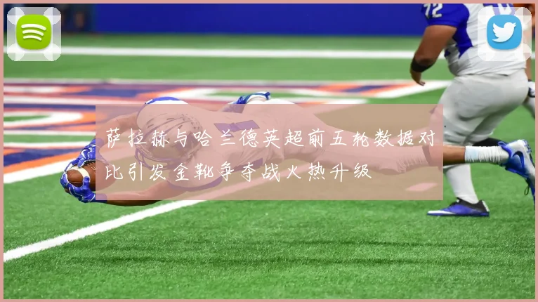 萨拉赫与哈兰德英超前五轮数据对比引发金靴争夺战火热升级